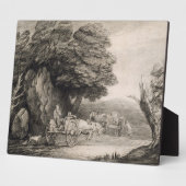 Thomas Gainsborough | Landschap met wortels Fotoplaat (Zijkant)