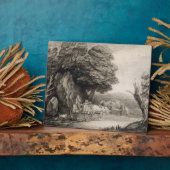 Thomas Gainsborough | Landschap met wortels Fotoplaat (Zijkant)