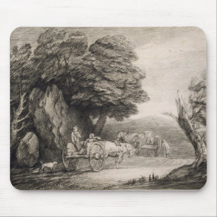 Thomas Gainsborough Landschap met wortels Muismat