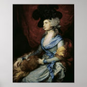 Thomas Gainsborough |Mevrouw Sarah Siddons, de act Poster (Voorkant)