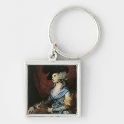 Thomas Gainsborough |Mevrouw Sarah Siddons, de act Sleutelhanger (Voorkant)