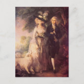 Thomas Gainsborough- Mr. en Mrs William Hallett Briefkaart (Voorkant)