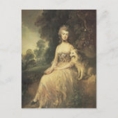 Thomas Gainsborough-Mrs Mary Robinson ('Perdita') Briefkaart (Voorkant)