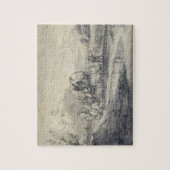 Thomas Gainsborough | Open landschap met Herdsman Legpuzzel (Verticaal)