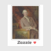 Thomas Gainsborough - Portret van James Christie Sticker (Vel)
