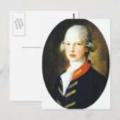 Thomas Gainsborough - Portret van Prince Edward Briefkaart (Voorkant / Achterkant)