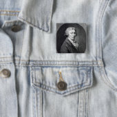 Thomas Gainsborough R.A Vierkante Button 5,1 Cm (In situ)