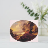 Thomas Gainsborough- River Landscape,Rustic Lovers Briefkaart (Staand voorkant)