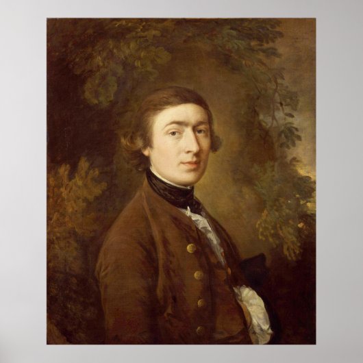 Thomas Gainsborough Self-portret 1759 Poster (Voorkant)