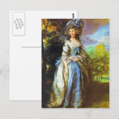 Thomas Gainsborough- Sophia Charlotte Briefkaart (Voorkant / Achterkant)