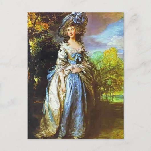 Thomas Gainsborough- Sophia Charlotte Briefkaart (Voorkant)