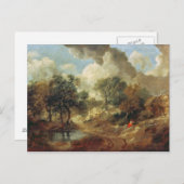 Thomas Gainsborough |Suffolk Landscape, 1748 Briefkaart (Voorkant / Achterkant)