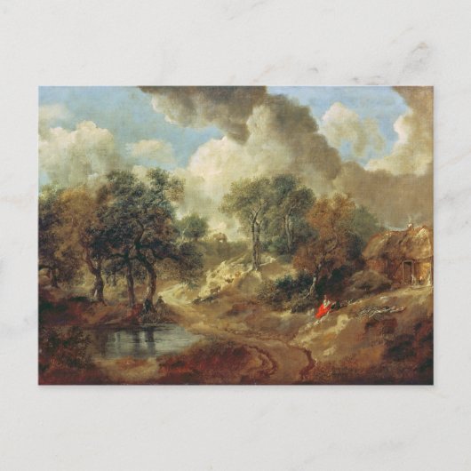 Thomas Gainsborough |Suffolk Landscape, 1748 Briefkaart (Voorkant)