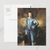 Thomas Gainsborough The Blue Boy Briefkaart (Voorkant / Achterkant)