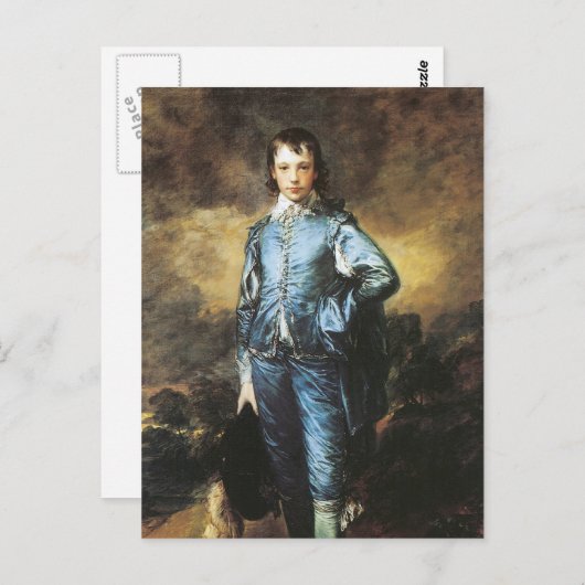 Thomas Gainsborough The Blue Boy Briefkaart (Voorkant / Achterkant)