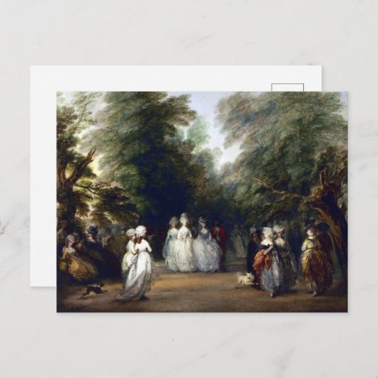 Thomas Gainsborough The Mall in St. James's Park Briefkaart (Voorkant / Achterkant)