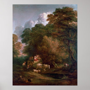 Thomas Gainsborough The Market Cart, 1786 Poster