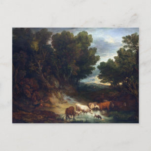 Thomas Gainsborough The Watering Place Briefkaart