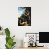 Thomas Gainsborough Two shepherd boys with dogs Poster (Thuiskantoor)