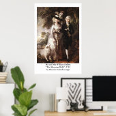 Thomas Gainsborough's Mr en Mrs William Hallett Poster (Thuiskantoor)