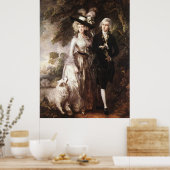Thomas Gainsborough's Mr en Mrs William Hallett Poster (Keuken)