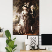Thomas Gainsborough's Mr en Mrs William Hallett Poster (Thuiskantoor)