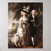 Thomas Gainsborough's Mr en Mrs William Hallett Poster (Voorkant)