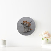 Thomas Ginger en White Cat Ronde Klok (Huis)