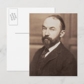 Thomas Hardy (1840-1928) (foto sepia) Briefkaart (Voorkant / Achterkant)
