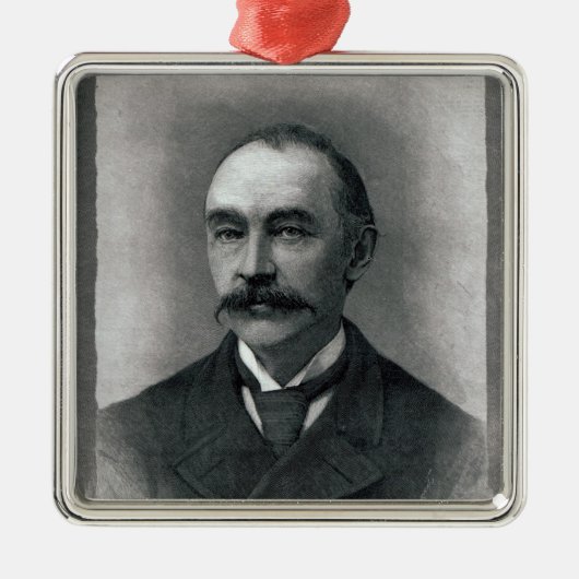 Thomas Hardy, 1892 Metalen Ornament (Voorkant)