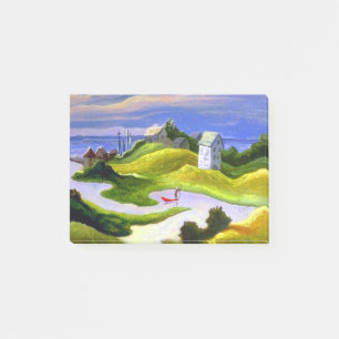 Thomas Hart Benton Chilmark Landschap Post-it® Notes