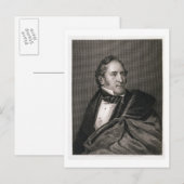 Thomas Hart Benton, gegraveerd door William G. Arm Briefkaart (Voorkant / Achterkant)