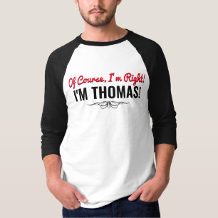 Thomas heeft altijd gelijk T-shirt