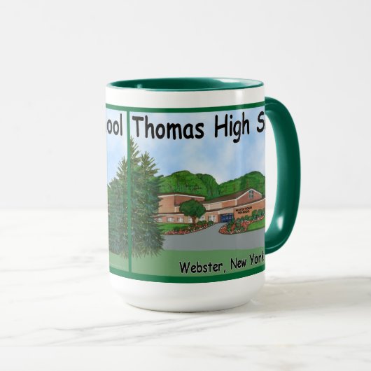 Thomas High School Mok (Voorkant rechts)