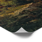 Thomas Hill - Indiaan door een meer in een Majesti Poster (Hoek)