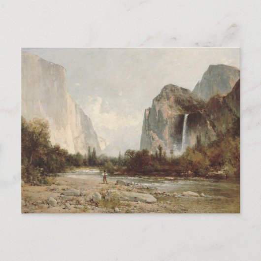 Thomas Hill - Yosemite, Bridal Veil Herfsten Briefkaart (Voorkant)