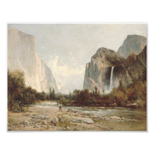 Thomas Hill - Yosemite, Bridal Veil Herfsten Foto Afdruk (Voorkant)
