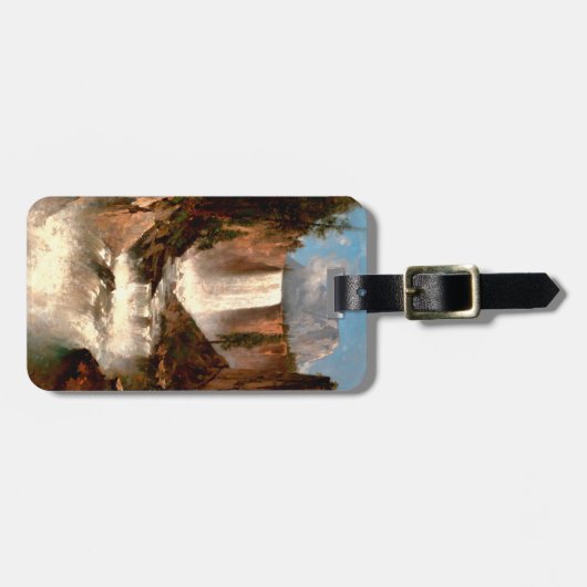 Thomas Hill's Vernal Herfsten, Yosemite Bagagelabel (Voorkant horizontaal)