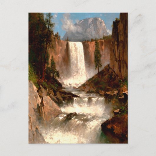 Thomas Hill's Vernal Herfsten, Yosemite Briefkaart (Voorkant)