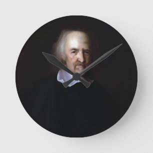 Thomas Hobbes door John Michael Wright Ronde Klok
