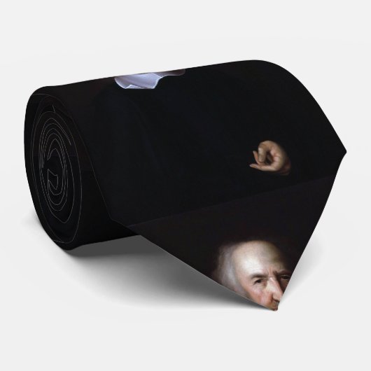 Thomas Hobbes door John Michael Wright Stropdas (Opgerold)