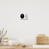 Thomas Hobbes Leviathan Man Solitary Poor Quote Poster (Keuken)