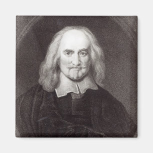Thomas Hobbes uit 'Gallery of portretts' Magneet
