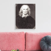 Thomas Hobbes van 'Gallery of Portreits' Canvas Afdruk (Insitu (Woonkamer))