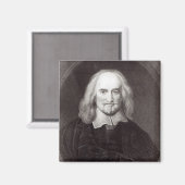 Thomas Hobbes van 'Gallery of Portreits' Magneet (Voorkant / Achterkant)