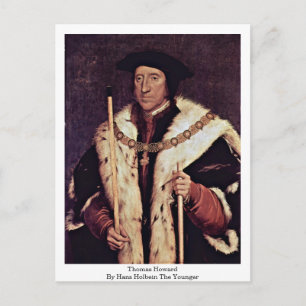 Thomas Howard by Hans Holbein the Younger Briefkaart