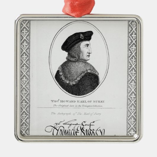 Thomas Howard Metalen Ornament (Voorkant)