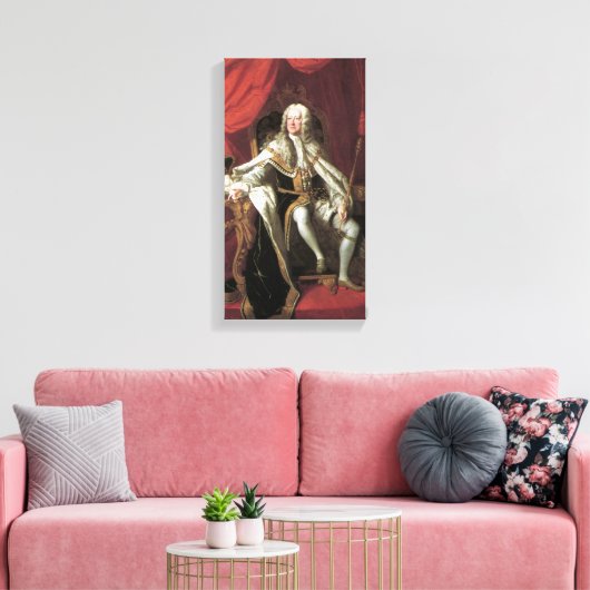 Thomas Hudson King George II Canvas Afdruk (Insitu (Woonkamer))