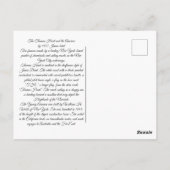 Thomas Hunt en het Amerika 1852 Briefkaart (Achterkant)