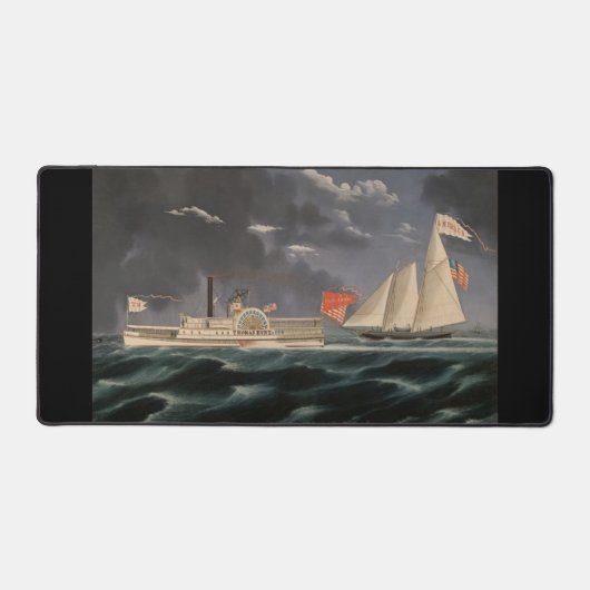 Thomas Hunt en het Amerika 1852 Bureaumat (Voorkant)